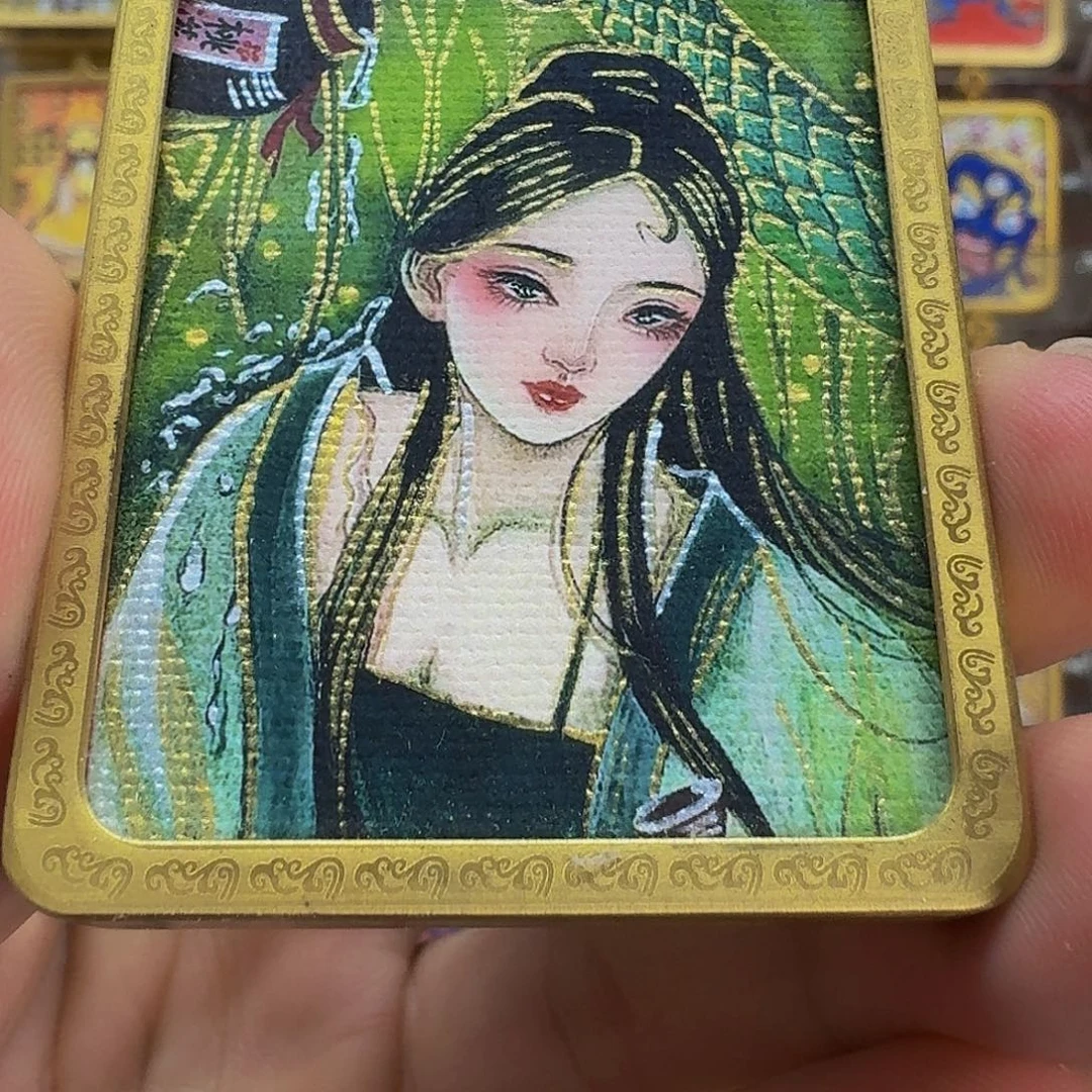 竖款蟒仙 小青 装饰画