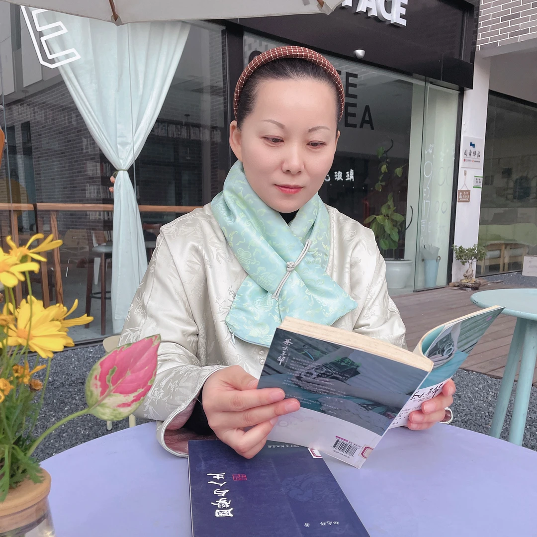 新中式国风四季通用可拆卸填充100桑蚕丝保暖围巾双面可穿围脖