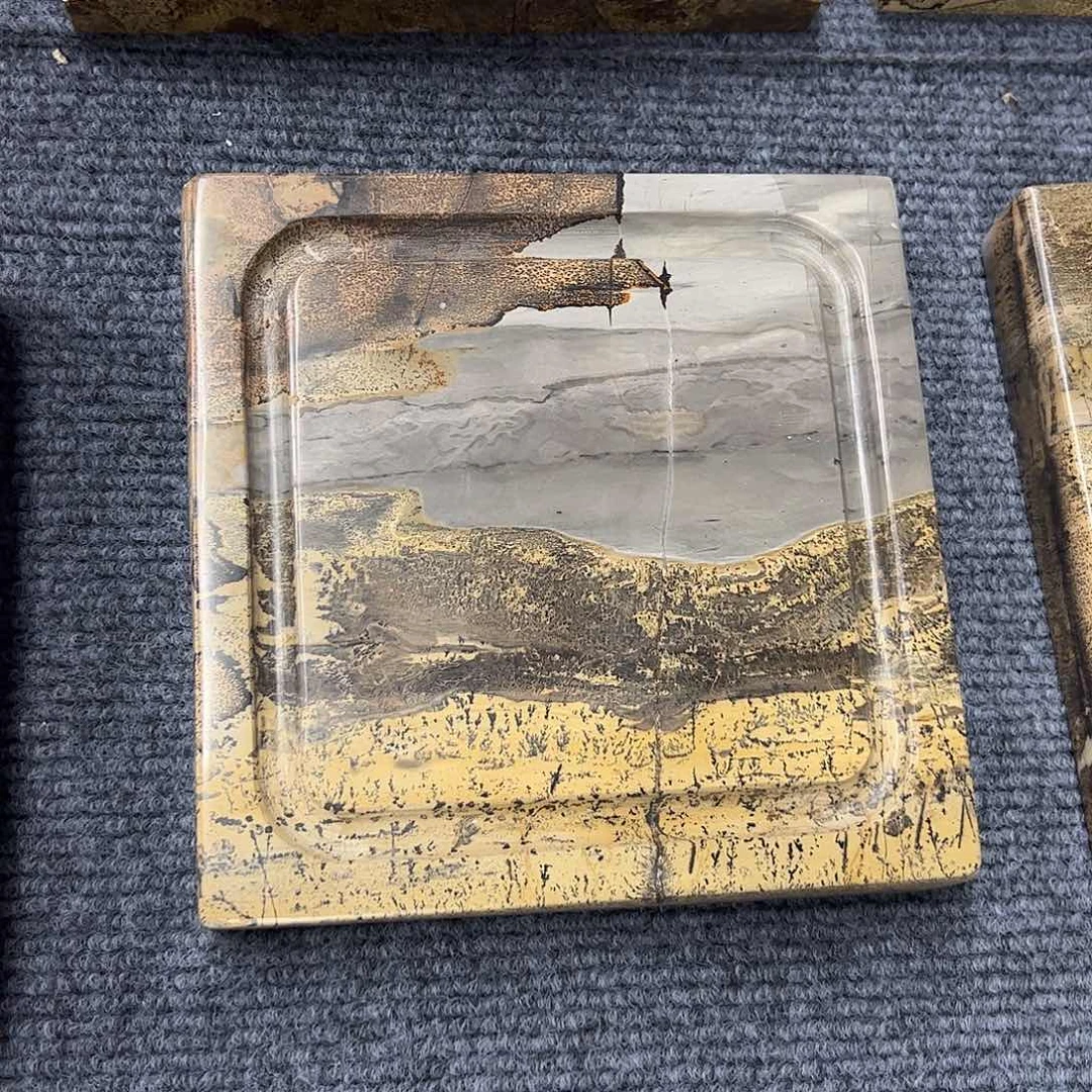 广西石广西天然国画石