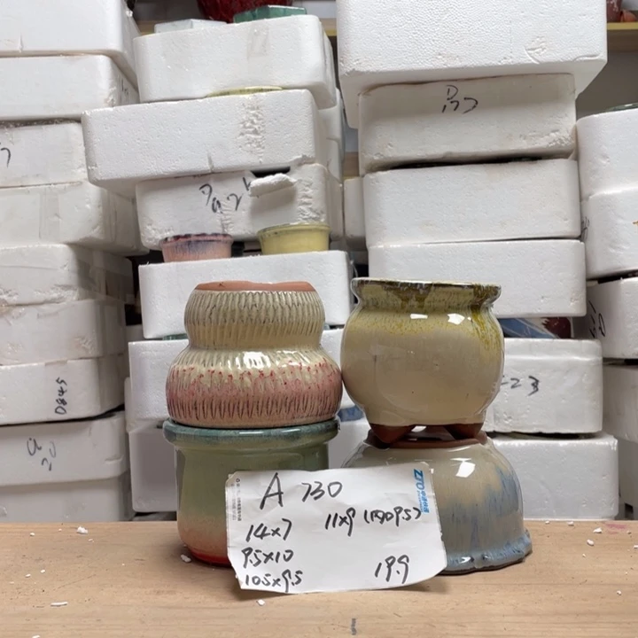 粗陶多肉花盆瑕疵730