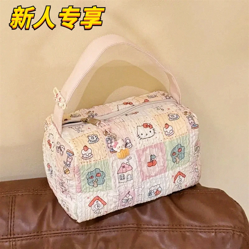【新人专享】卡通猫咪便捷化妆洗漱包外出旅行收纳包大容量手提包g