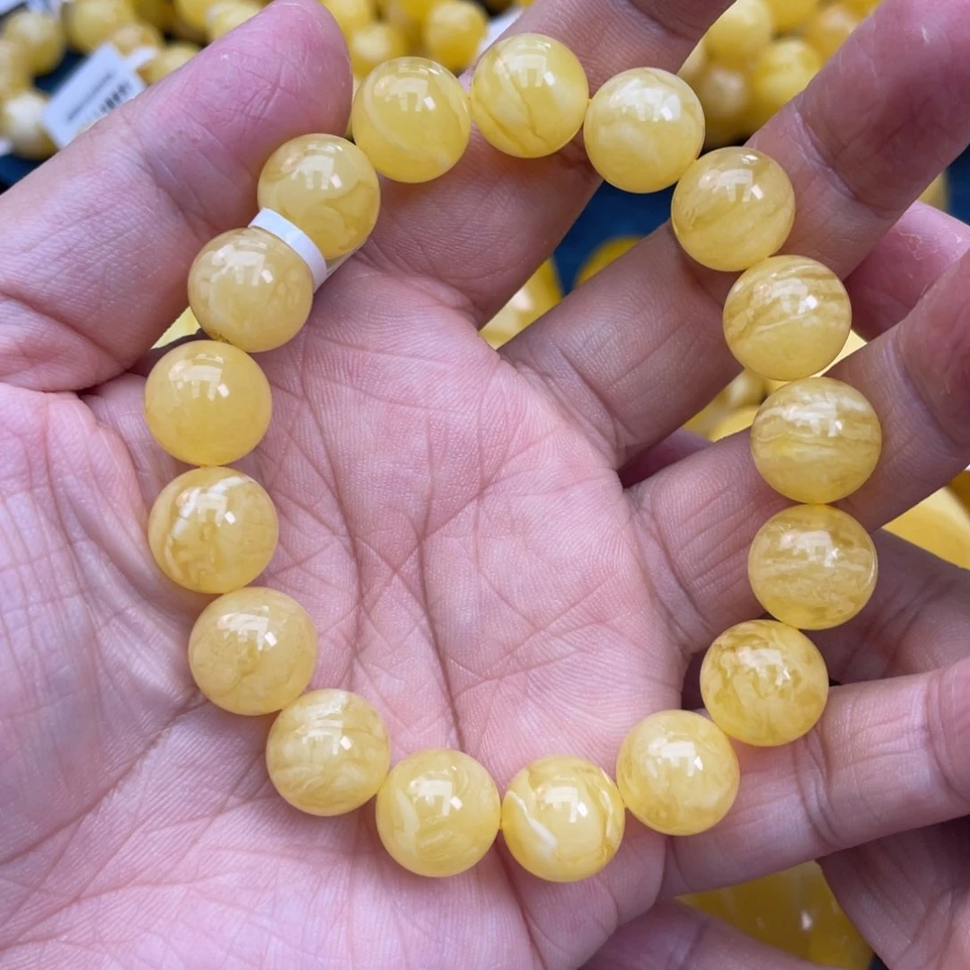 琥珀裸石未镶嵌琥珀蜜蜡12m m