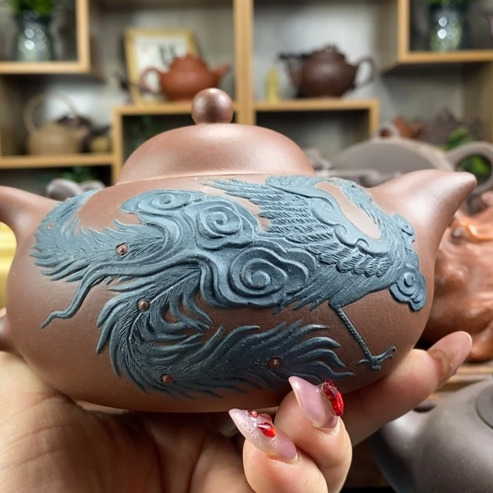 紫砂茶壶和*原矿紫砂壶