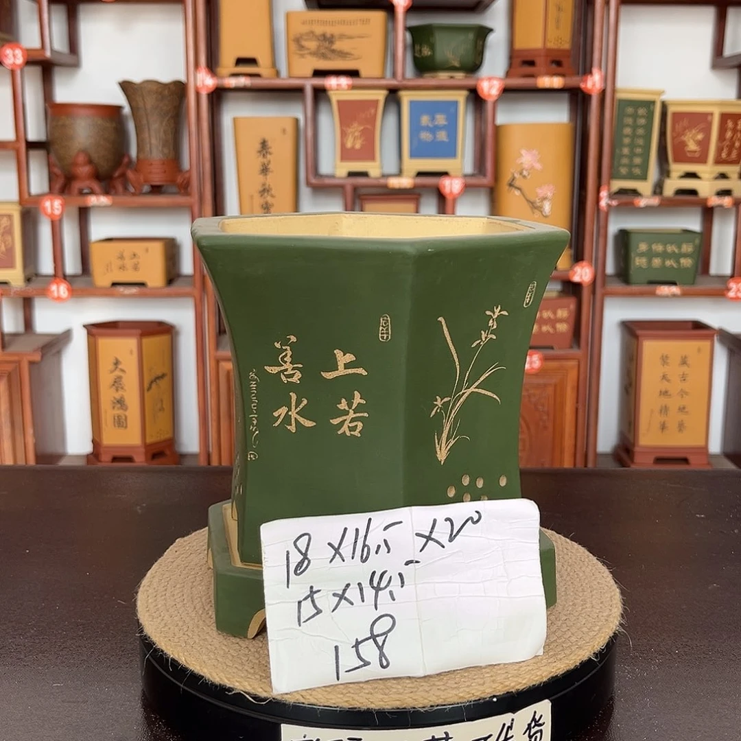 紫砂花盆紫砂花盆