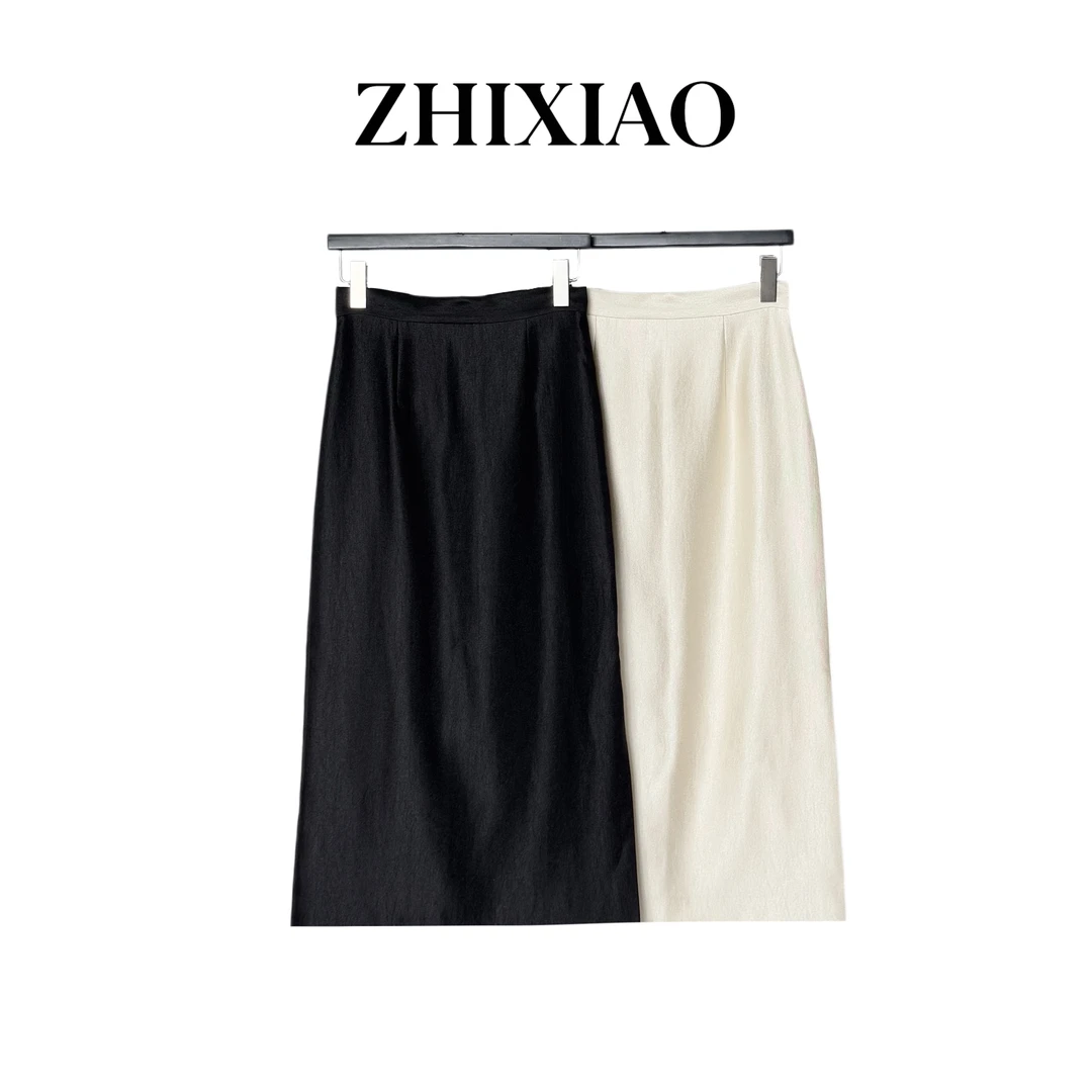 【ZHIXIAO】夏季新款：极简半裙60173