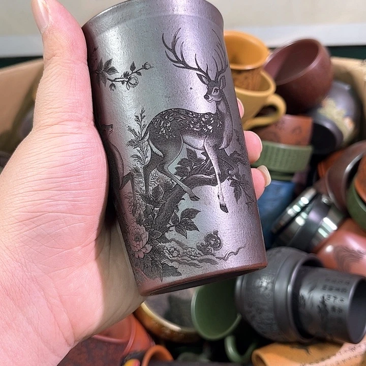 茶杯紫砂全手工紫砂主人杯
