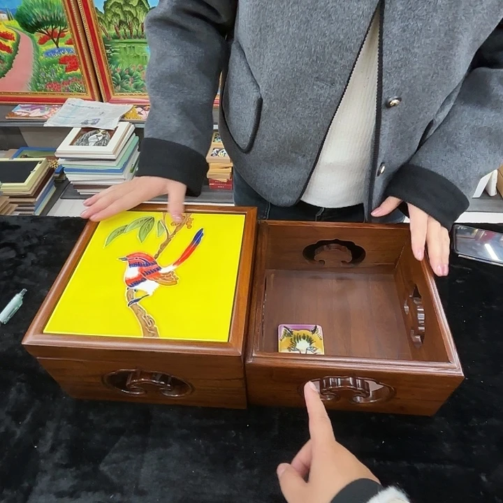 瓷板画瓷板画玲珑多宝盒23/26