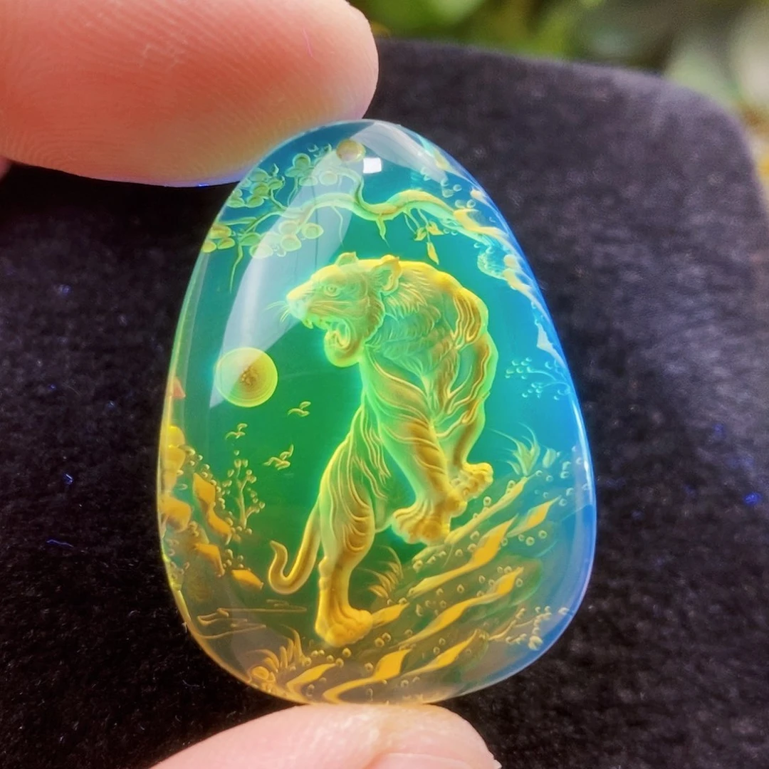 【闪购商品】蓝珀吊坠(不含链)未镶嵌
