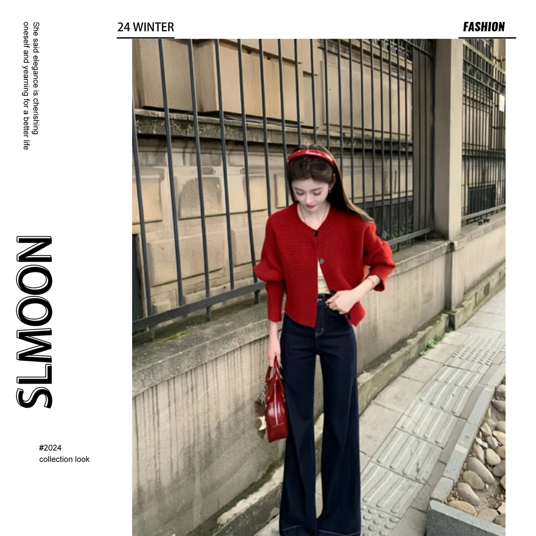 【大潘优品】【小斗篷】不含胸针毛衣CDP4MY7369A