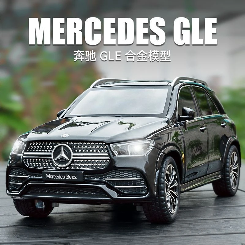1:24大奔驰GLE350小汽车合金车模型车越野车金属摆件精品玩具车