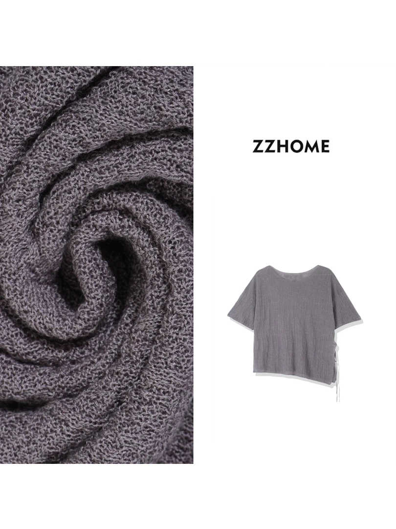 ZOZO HOME ｜织物之美树皮肌理反对称炎夏精织上衣q171376p