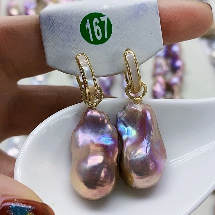 颈饰银S925镶嵌淡水珍珠