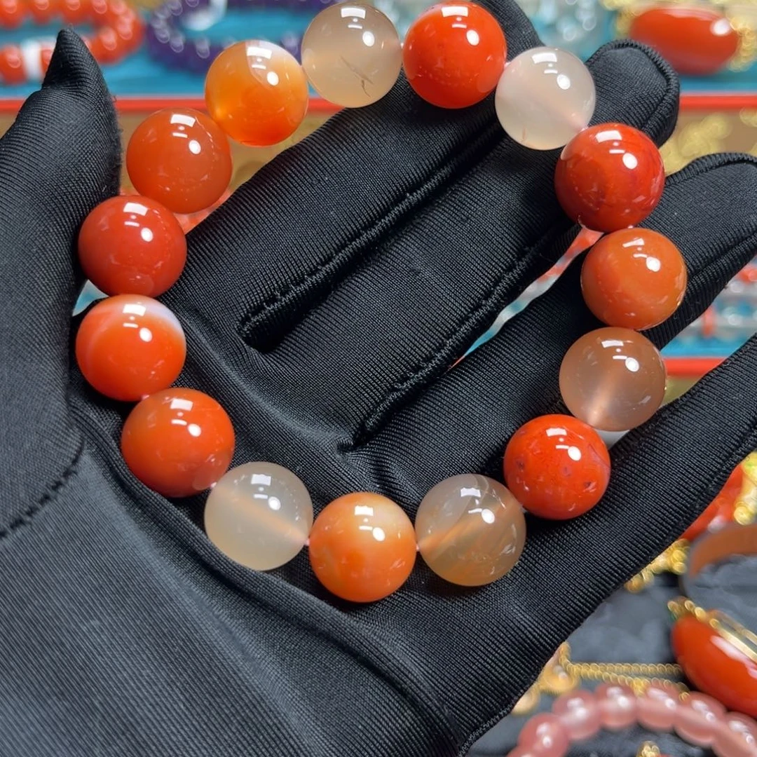 南红玛瑙未镶嵌手串