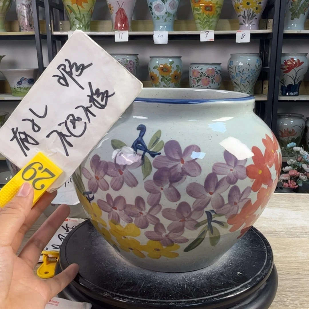 罐1tc景德镇陶瓷花盆