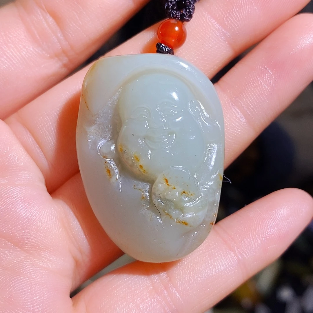 和田玉颈饰未镶嵌