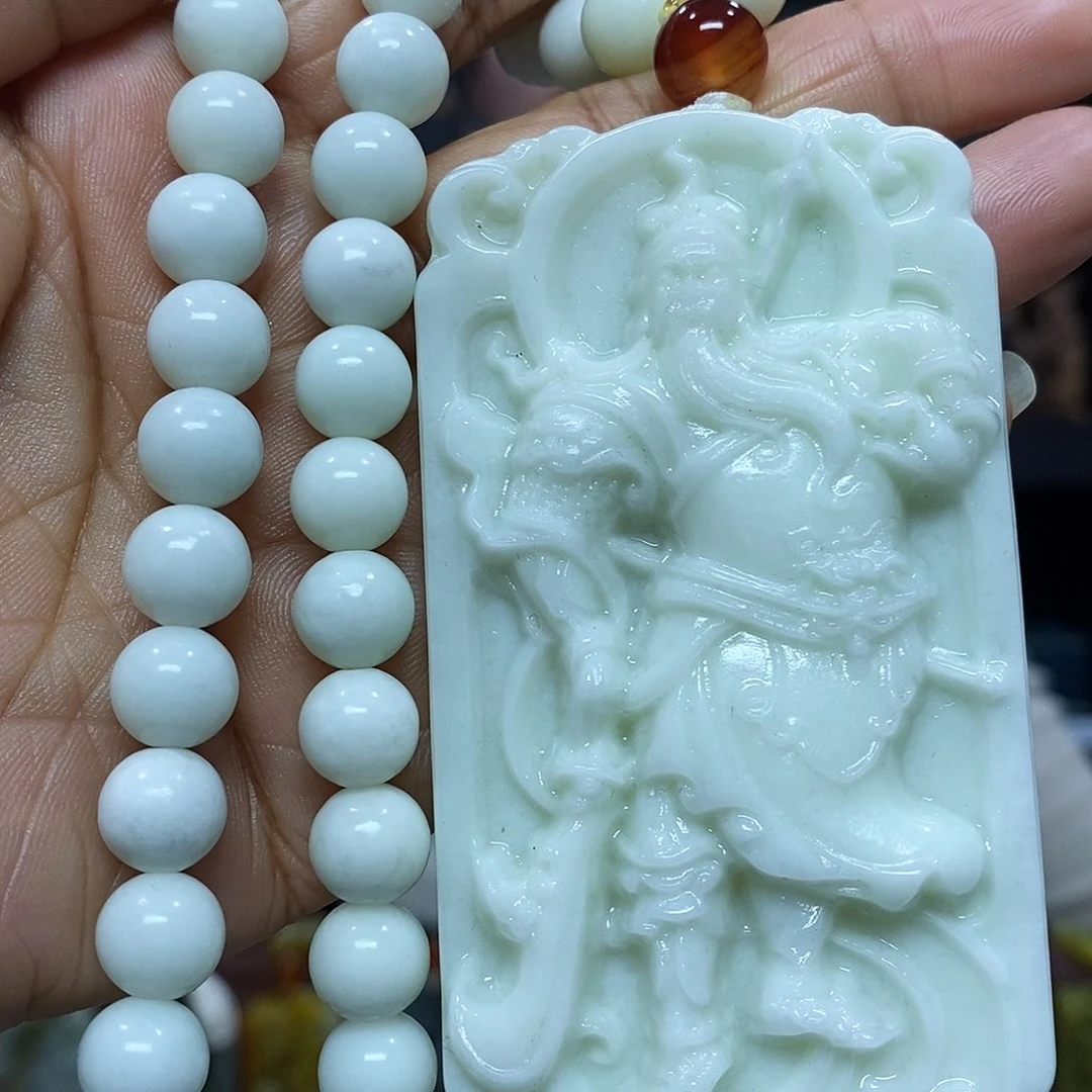 未镶嵌岫玉挂件吊坠