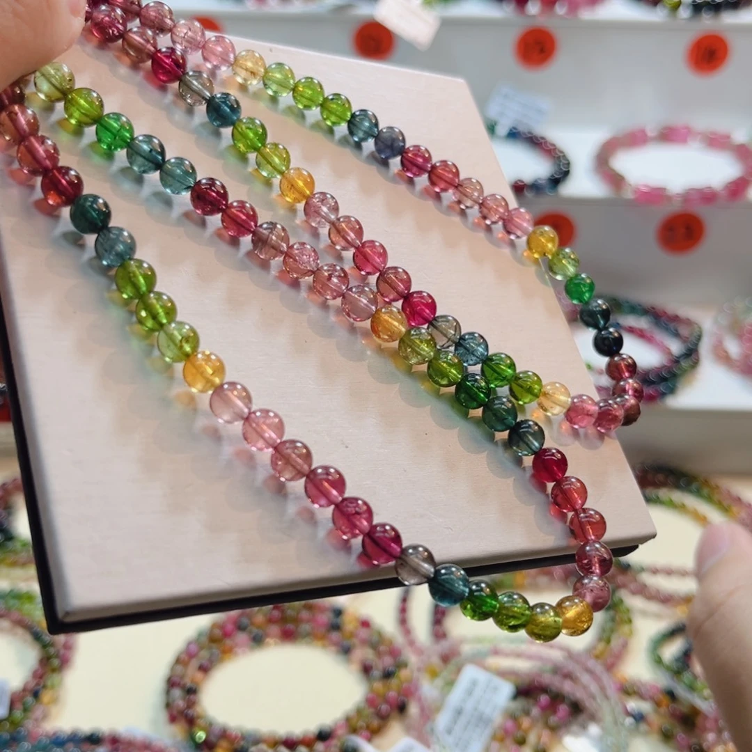 碧玺手串未镶嵌碧玺