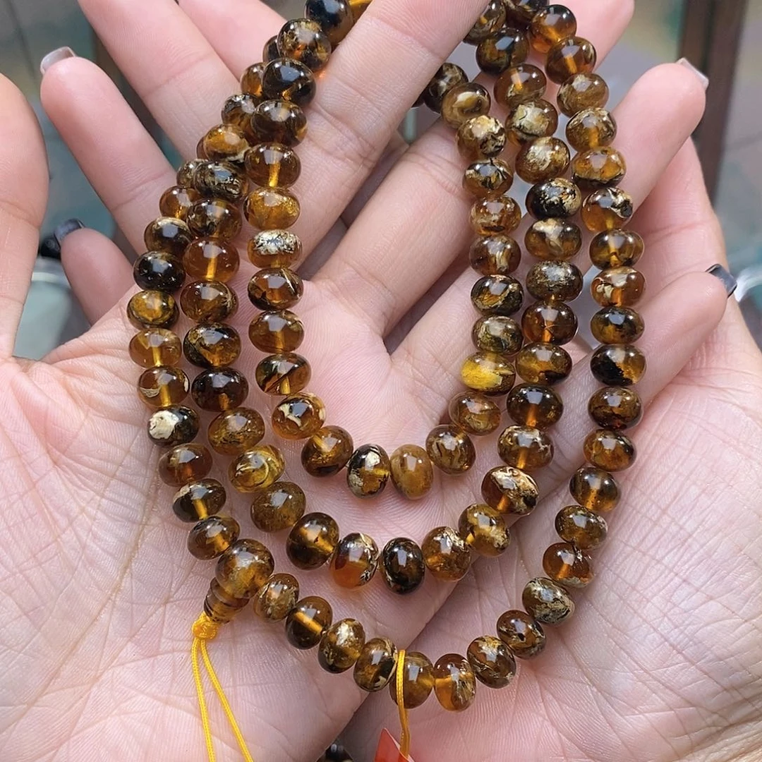 琥珀未镶嵌手链8➕