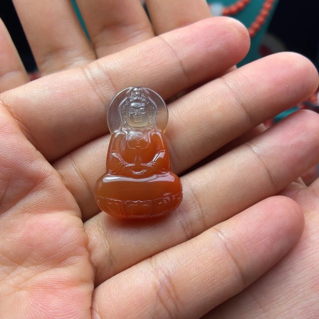 南红玛瑙未镶嵌挂件