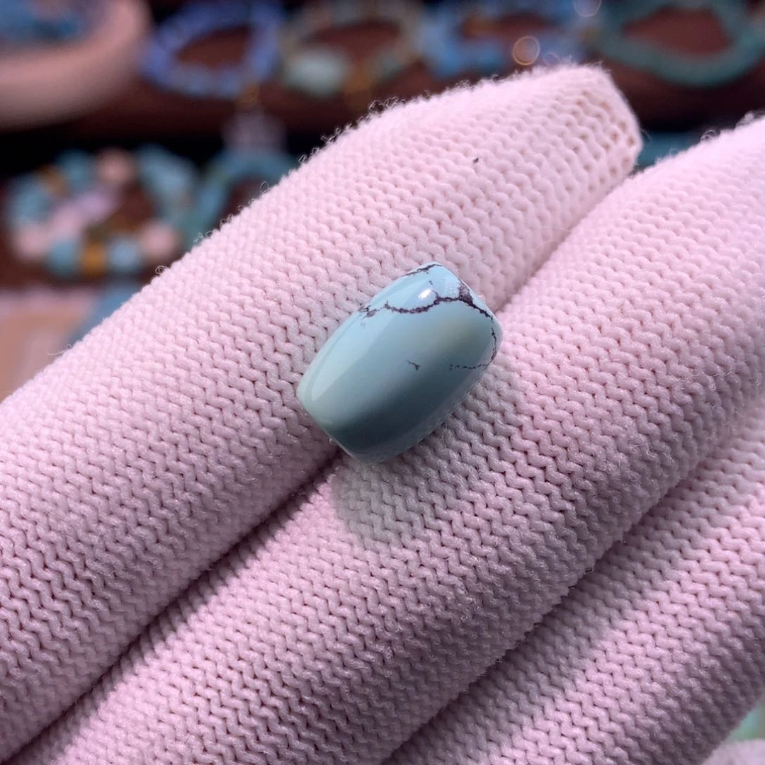 绿松石珠宝奇石未镶嵌桶珠