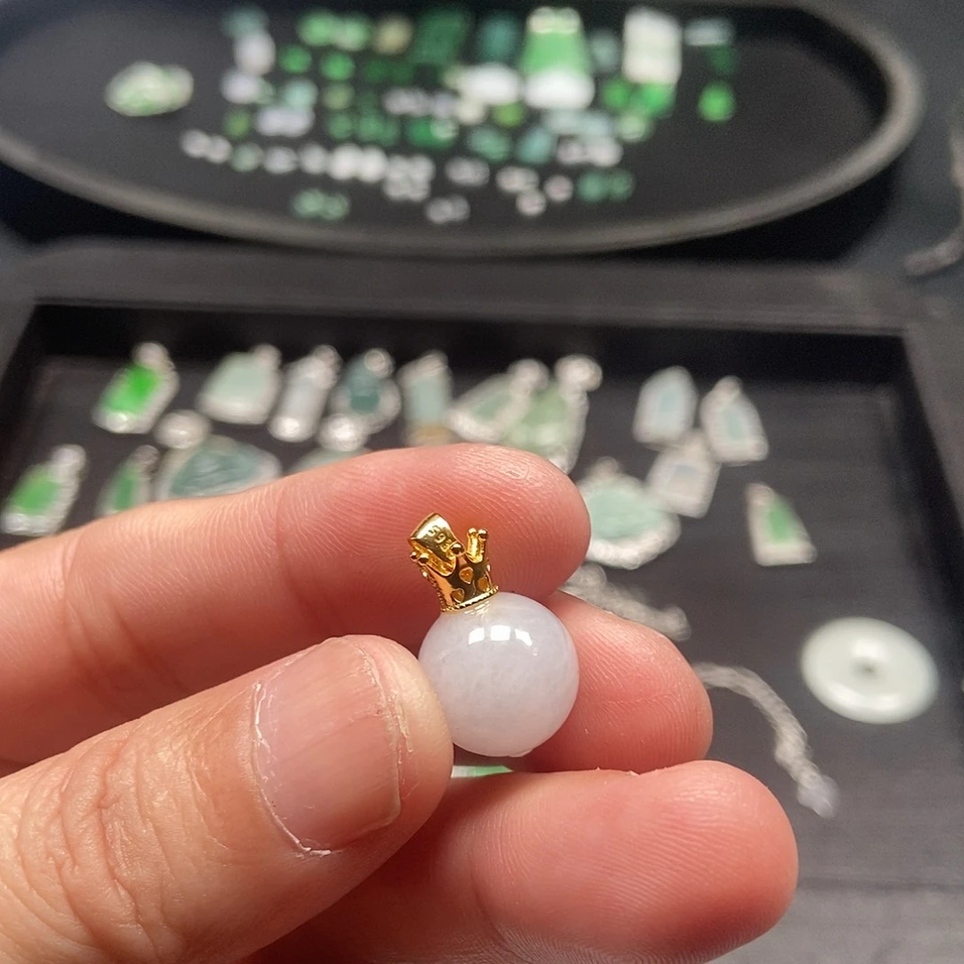 翡翠银S925镶嵌颈饰