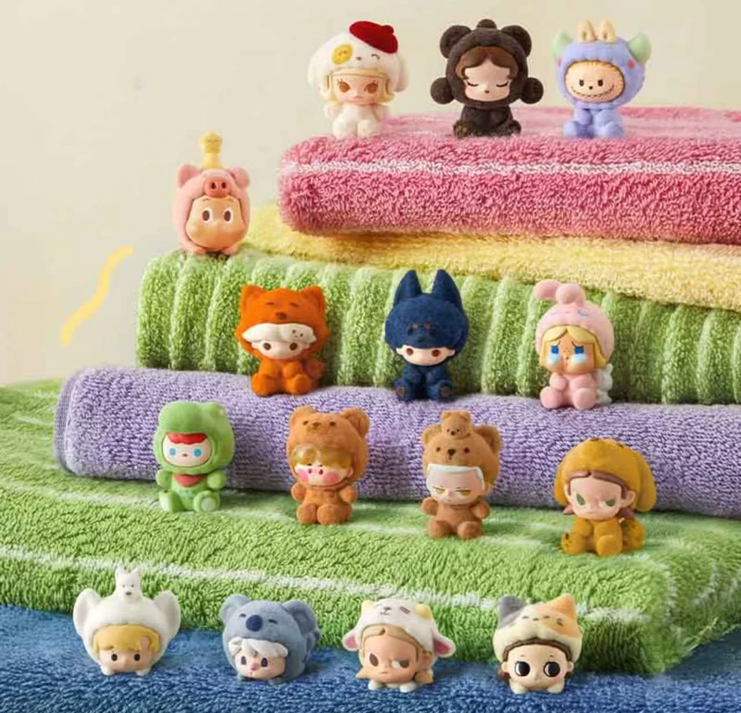 【拆盒】（植绒）泡泡睡衣派对系列萌粒盲盒