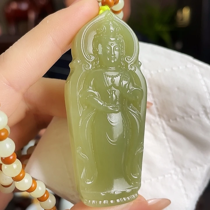 和田玉未镶嵌颈饰定制发货