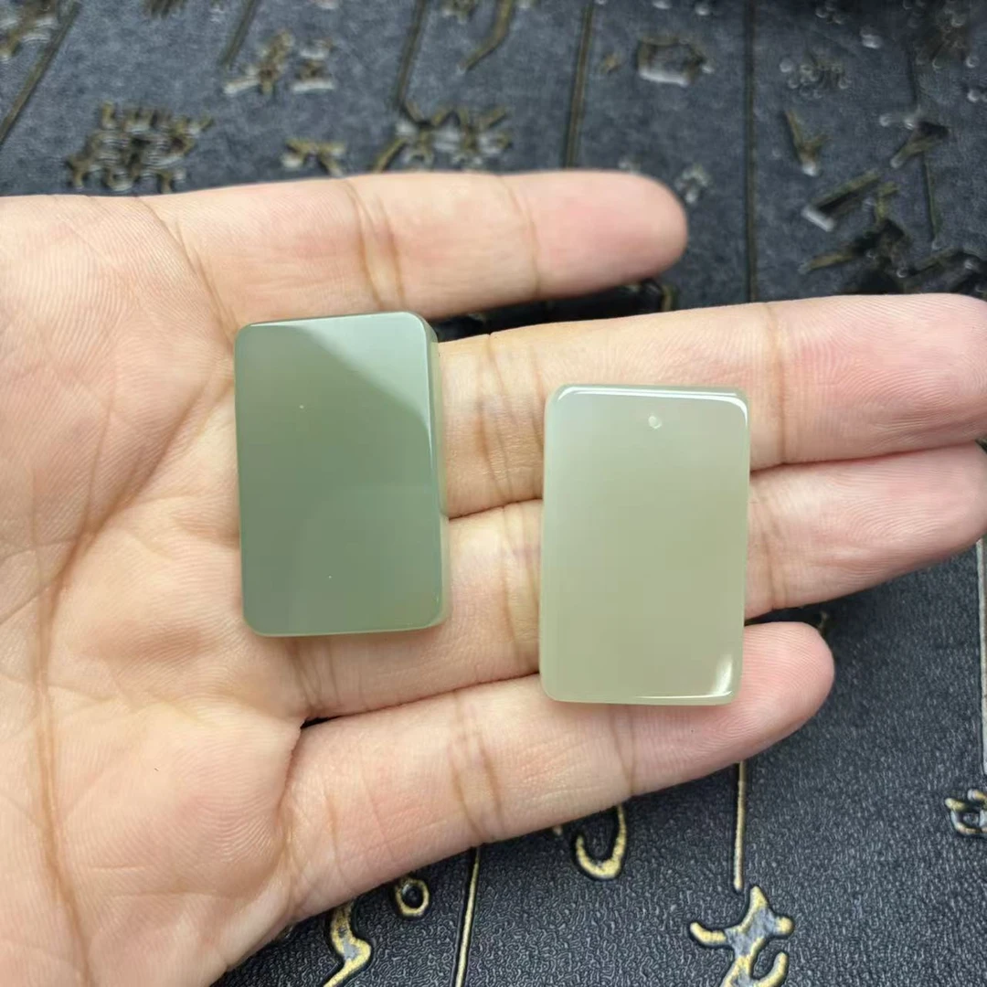 和田玉无事牌吊坠【小北质检】ZJH49Z44多样性发一