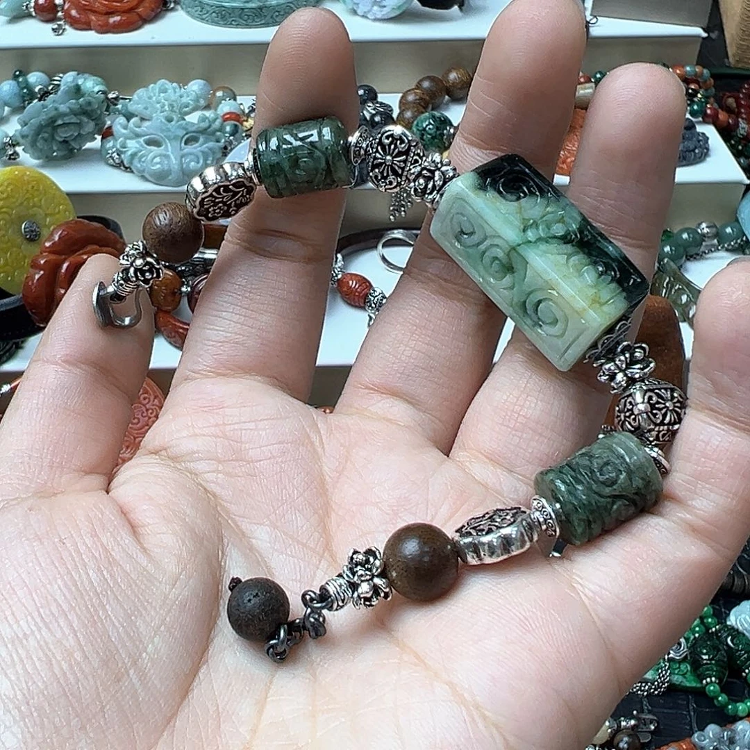 翡翠戒指未镶嵌J***y炸
