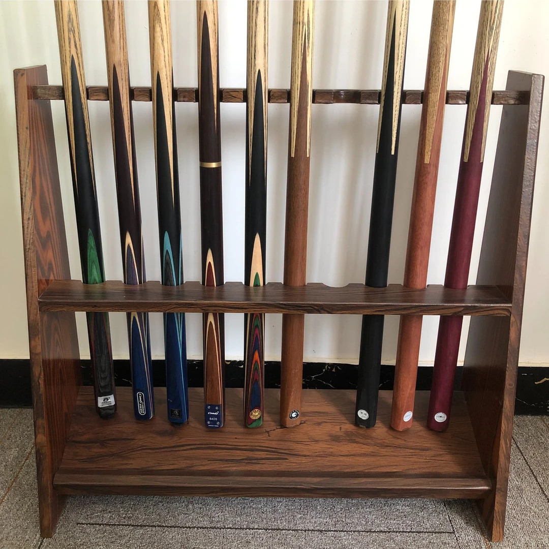 台球杆架落地球杆收纳架桌球杆柜台球厅公杆存放架立式杆架