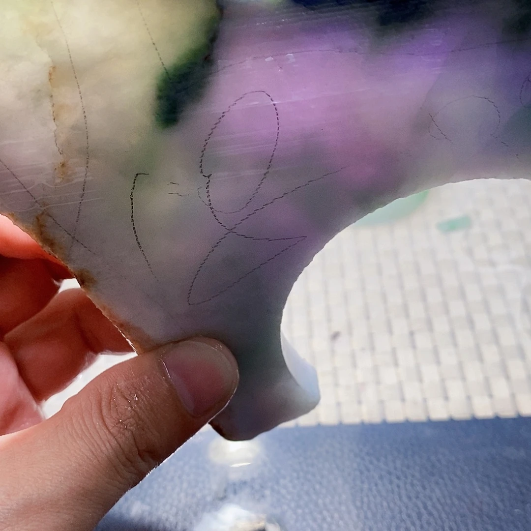 翡翠未镶嵌颈饰888