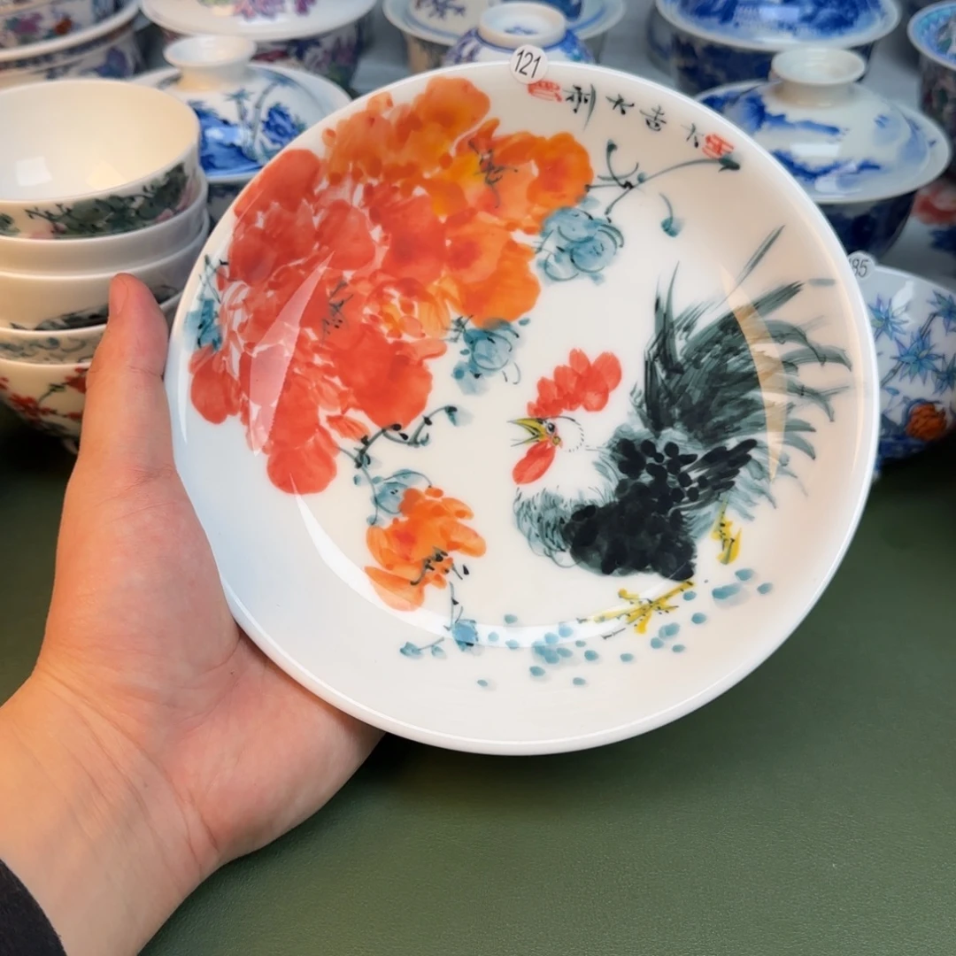 彦祖纯手工手绘茶具121