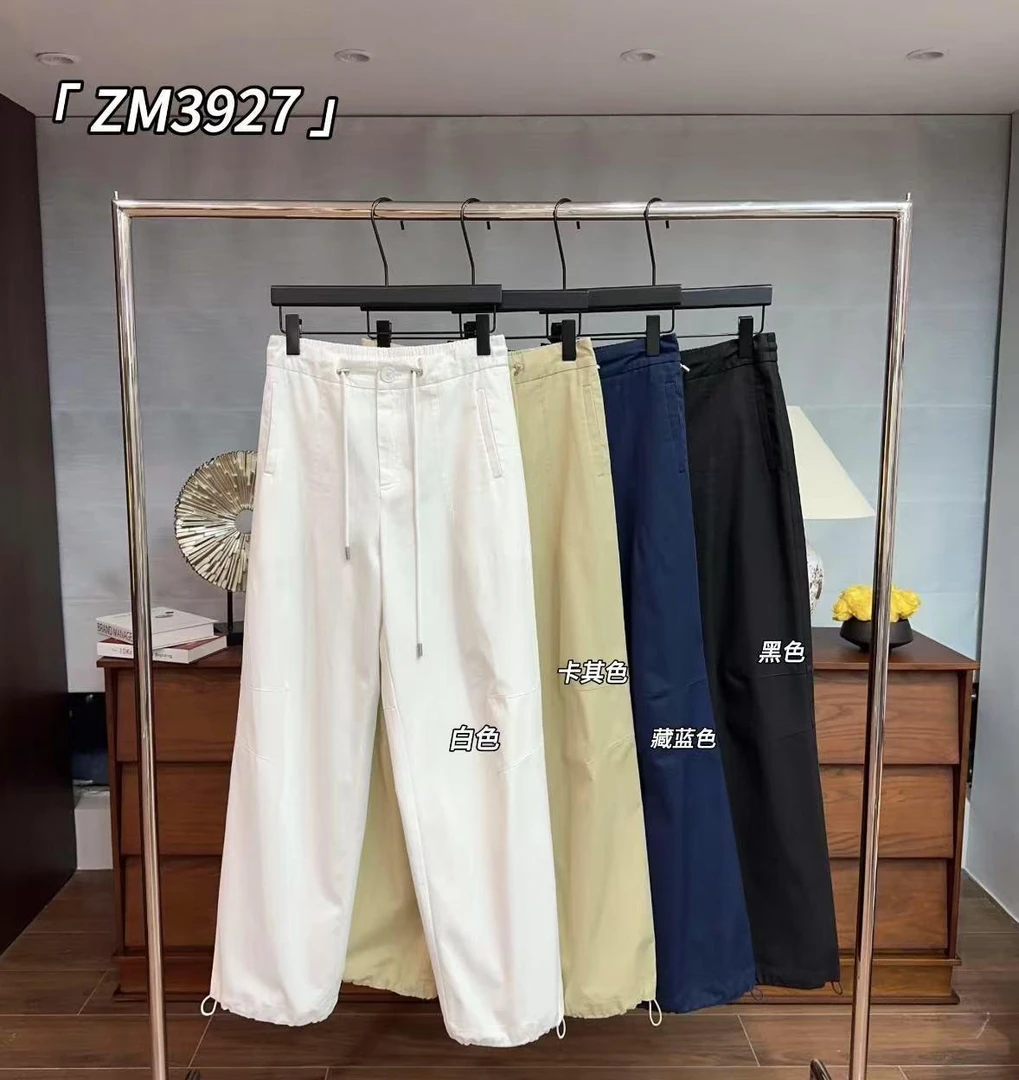 杨杨 致美-【膝盖工装裤】街头宽松阔腿调性工装裤ZM3927