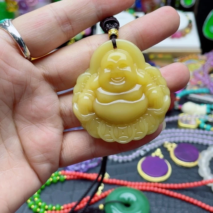 树脂制品24号佛公吊坠