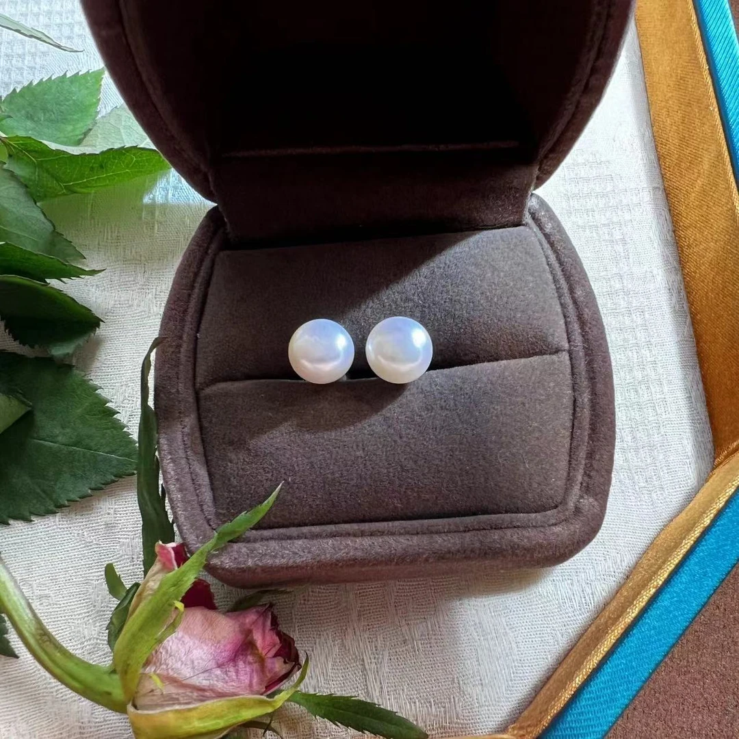 甄选珍珠耳钉 m86