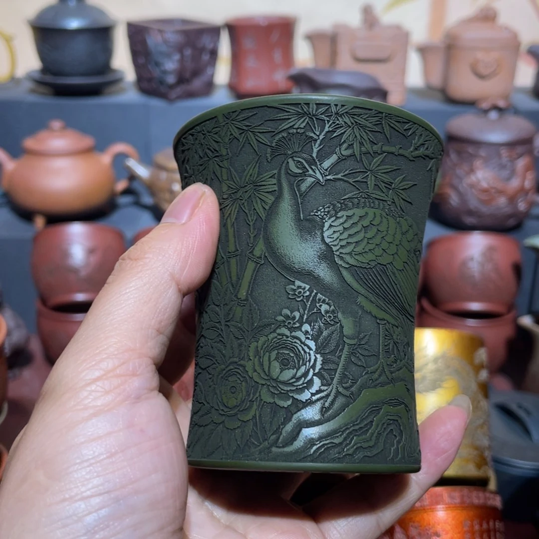 原矿紫砂手工主人杯