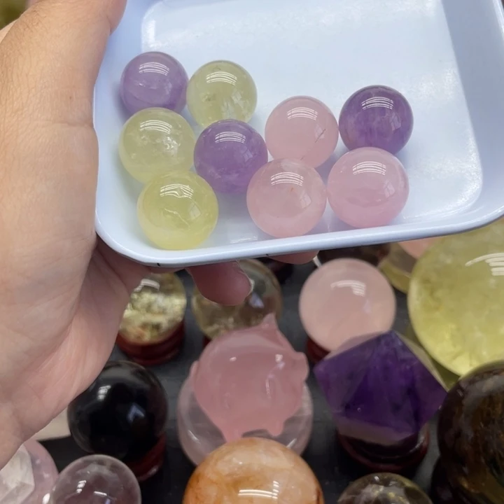 布***林水晶珠宝半成品未镶嵌34