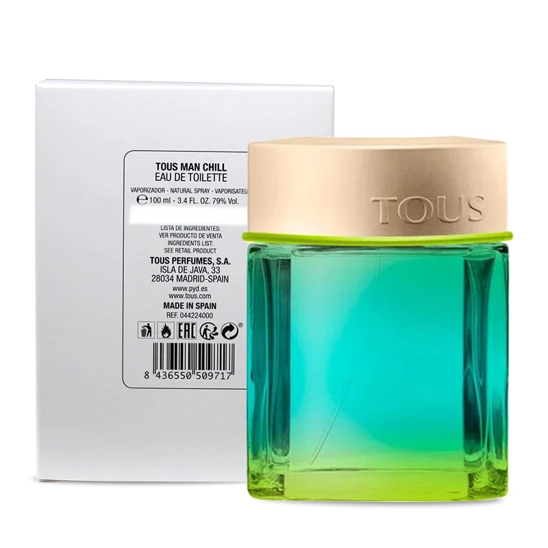 TOUS/桃丝熊沁爽男士淡香水EDT果香芳香调100ml简装节日生日礼物