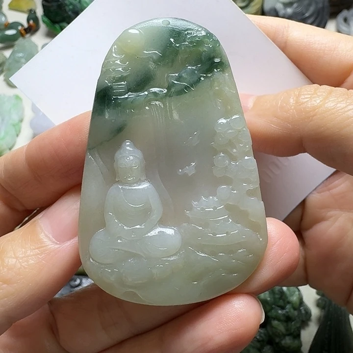 未镶嵌定制翡翠毛货