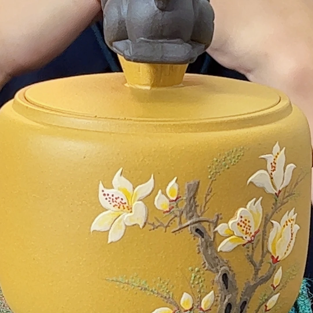 紫砂茶叶罐紫砂茶叶罐 聚茶锁香