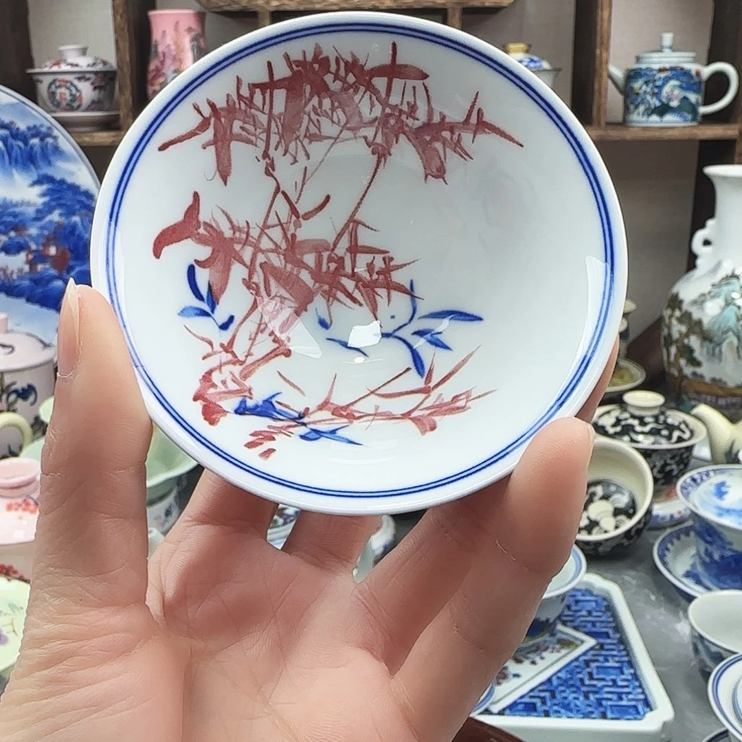 陶杯子景德镇瓷器567老厂瓷