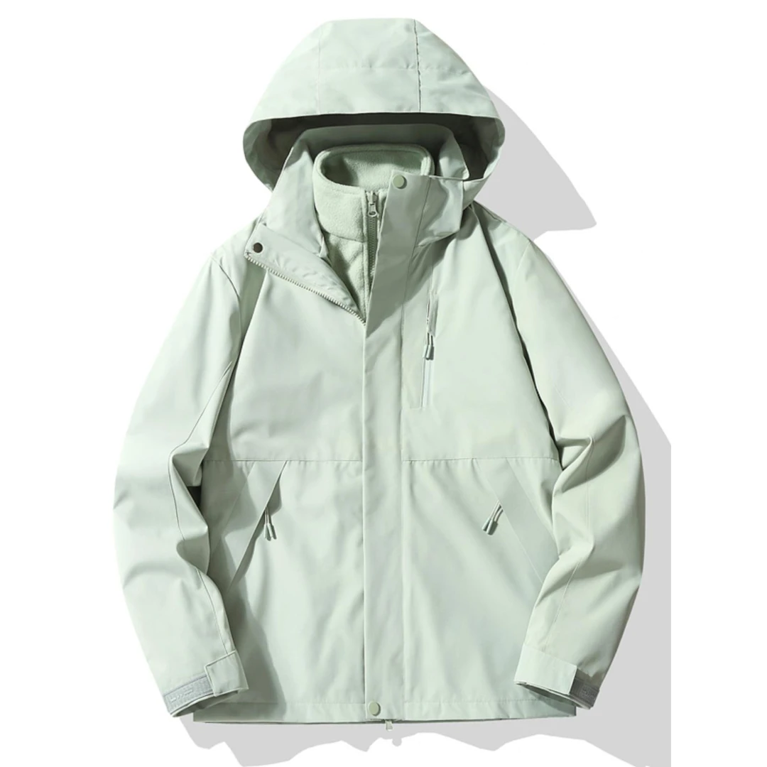 啄木鸟冲锋衣男女春秋季三合一可拆卸内胆2025新款防风防水户外进