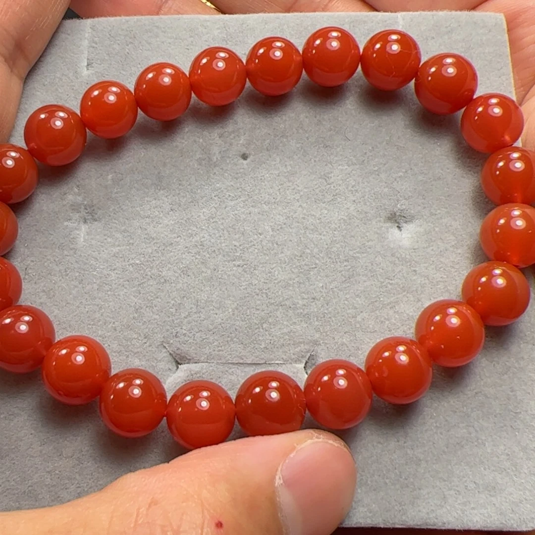 南红玛瑙珠子未镶嵌乐*