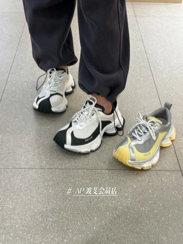 波斐时尚春季老爹鞋厚底运动鞋女鞋 315-316