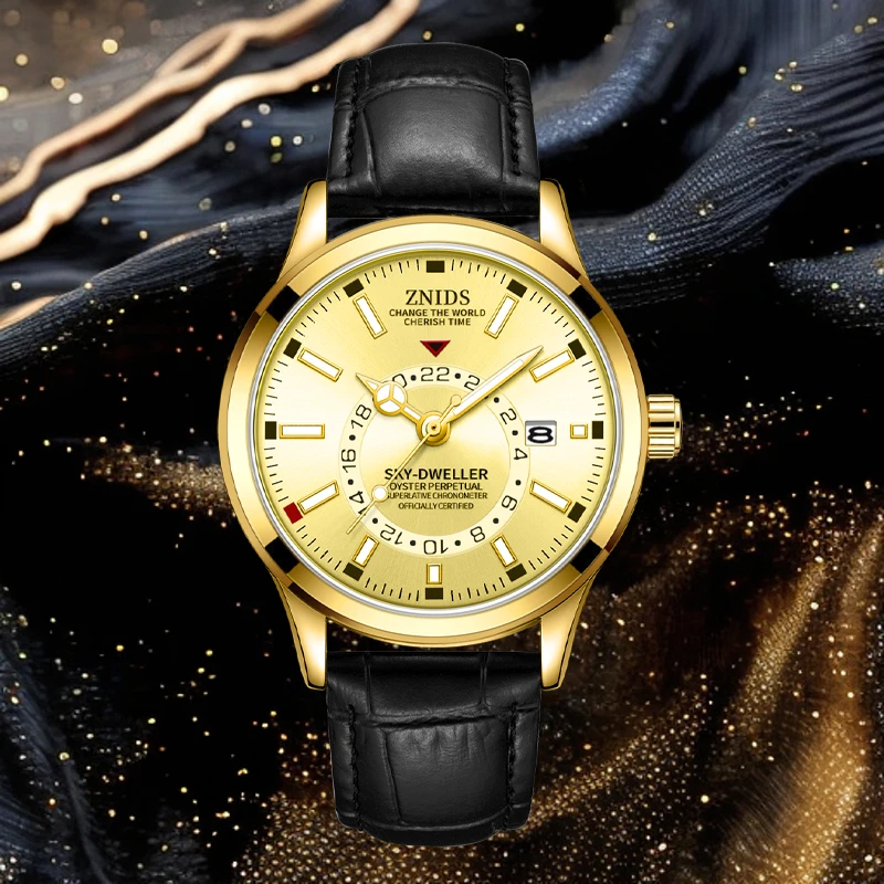 【专柜直发】--ZNIDS日志—全新经典简约气质时尚百搭腕表XR--37