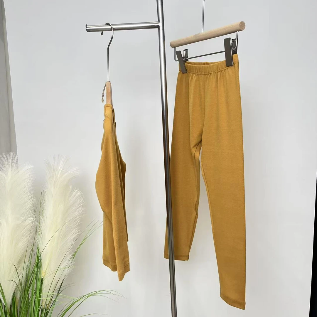 秋冬家居服套装姜黄色 6086舒系