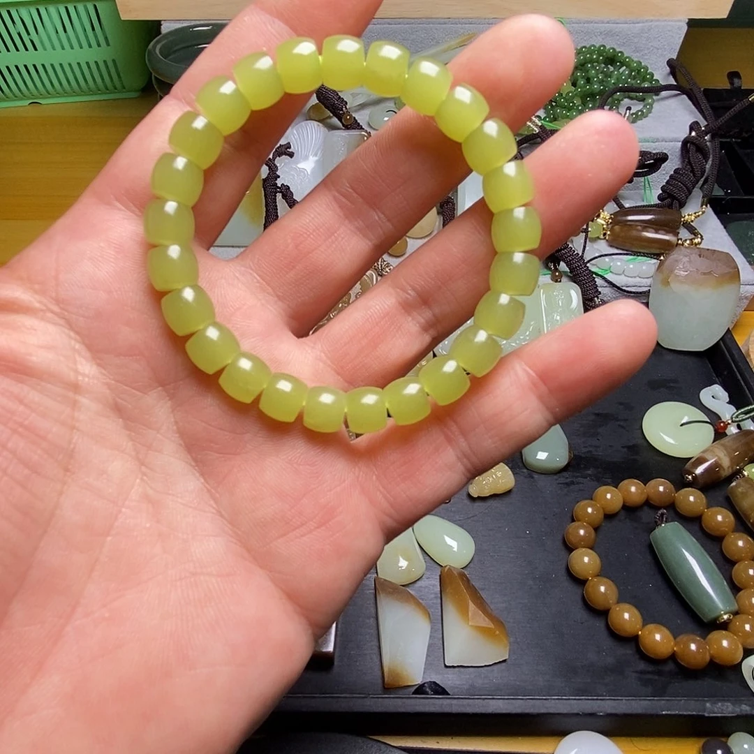 未镶嵌手链和田玉（糖玉）