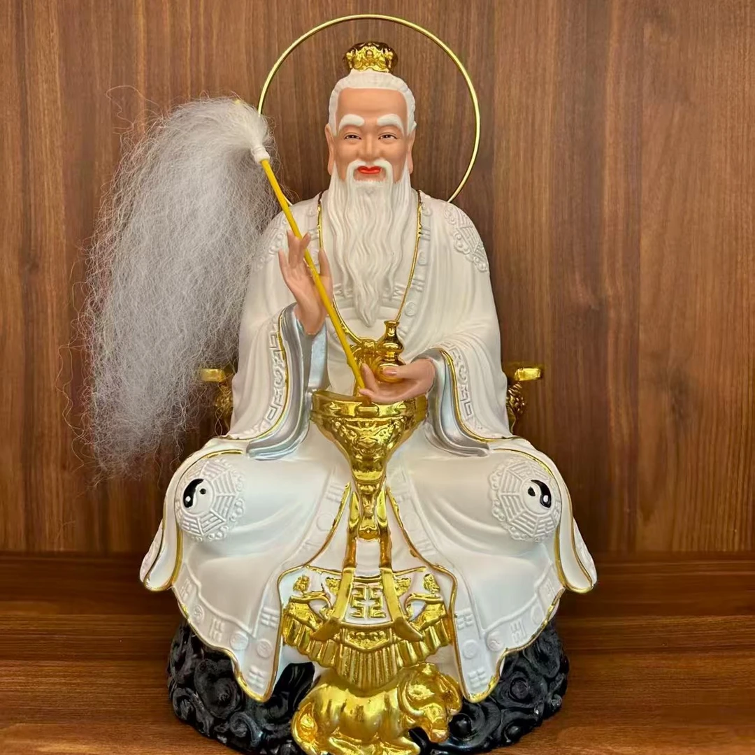 仿瓷太上老君鸿钧老祖神像居家供奉祈福高端工艺品摆件