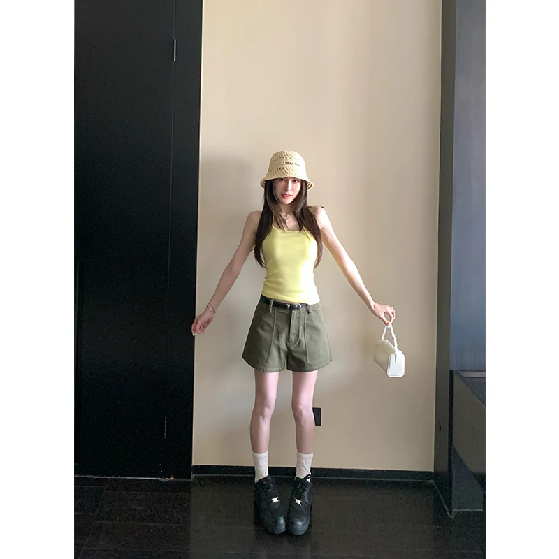 SKK Store 城市狩猎 复古重磅全棉挺阔水洗做旧口袋工装休闲裤