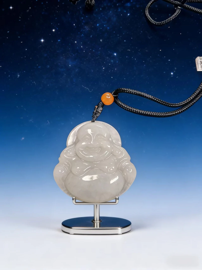 弥勒笑佛男女款玉石挂件